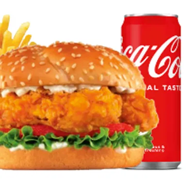 Chicken Fillet Burger Meal